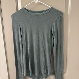 lululemon athletica Women's Long Sleeve Top - Light blue